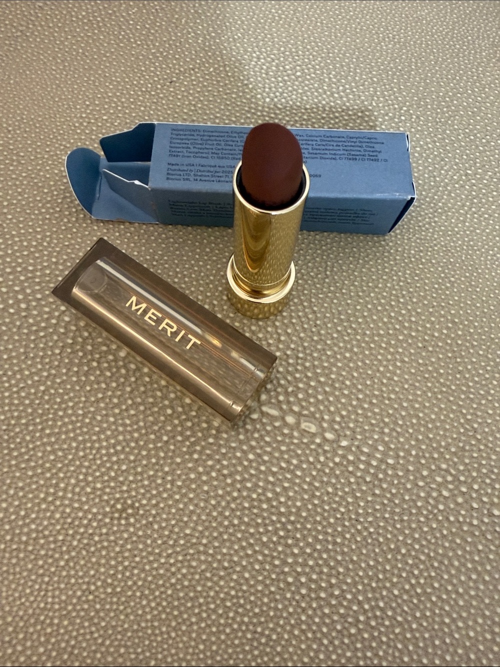 Merit Lipstick — Rich Brown Shade Bespoke